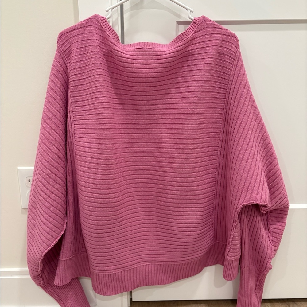 Free People Sublime Pullover in Sugar Magnolia Size Large - Picture 6 of 8